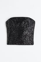 H & M - Bandeau Top - Black