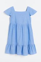 H & M - Tiered Dress - Blue