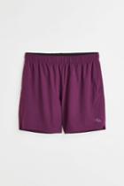 H & M - Fast-drying Sports Shorts - Purple