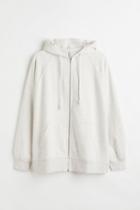 H & M - H & M+ Oversized Hooded Jacket - Gray