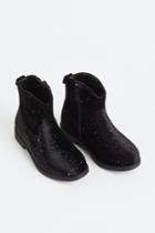 H & M - Glittery Boots - Black