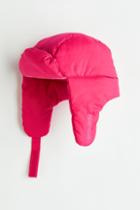 H & M - Padded Earflap Hat - Pink