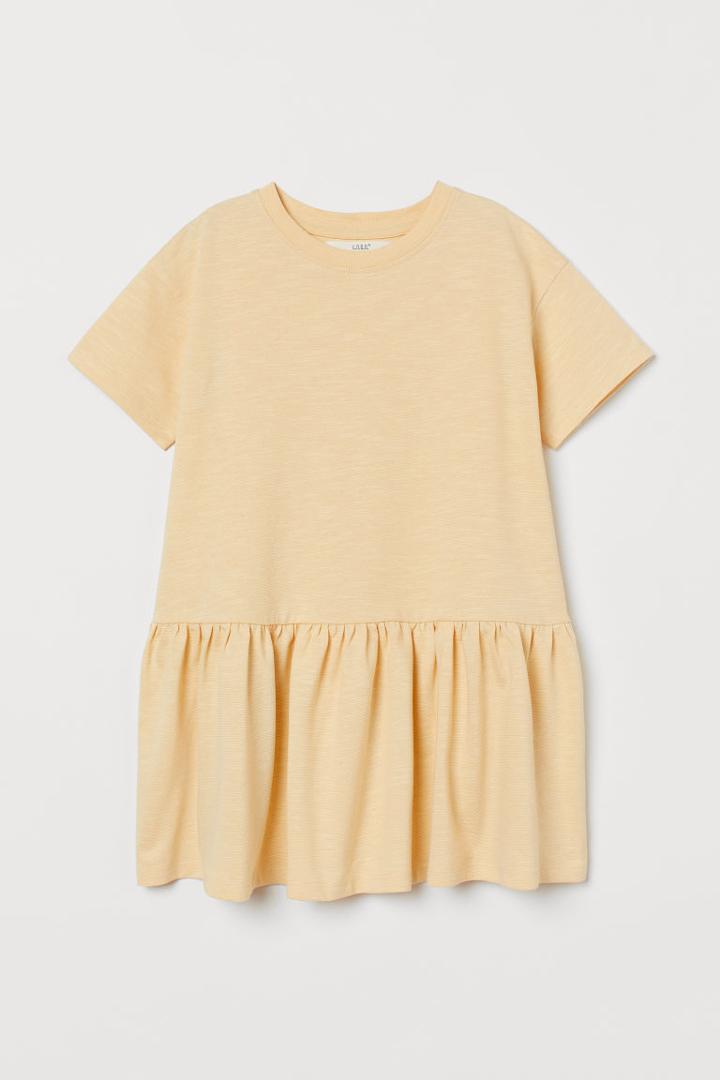 H & M - T-shirt Dress - Yellow