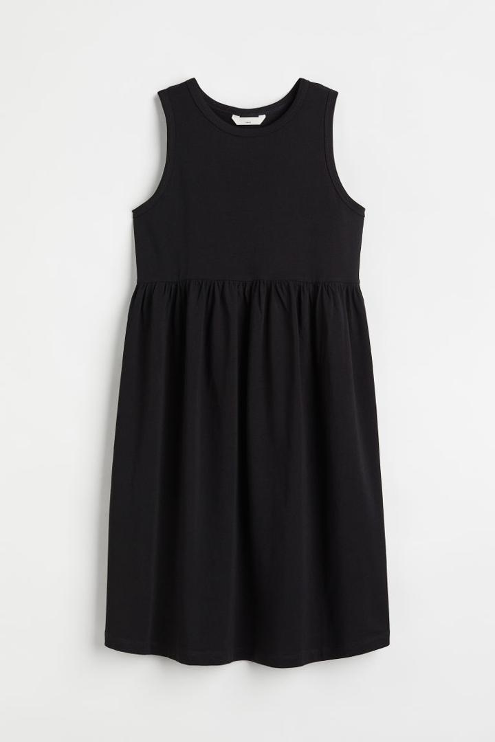 H & M - Mama Short Jersey Dress - Black