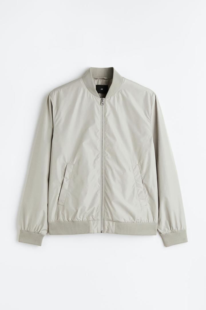 H & M - Bomber Jacket - Gray