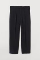 H & M - Straight Fit Suit Pants - Black