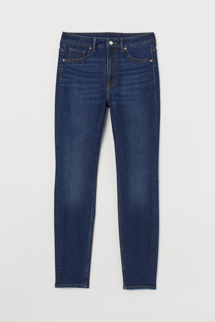 H & M - Curvy High Waist Jeggings - Blue