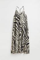 H & M - Wide-cut Jersey Dress - White