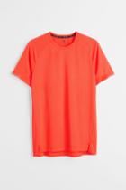 H & M - Regular Fit Running Shirt - Orange