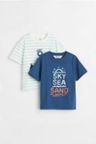 H & M - 2-pack Cotton T-shirts - White