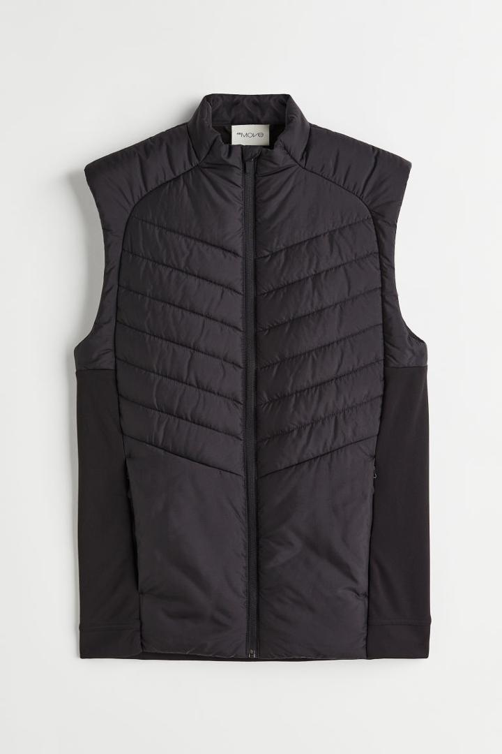 H & M - Regular Fit Running Vest - Black