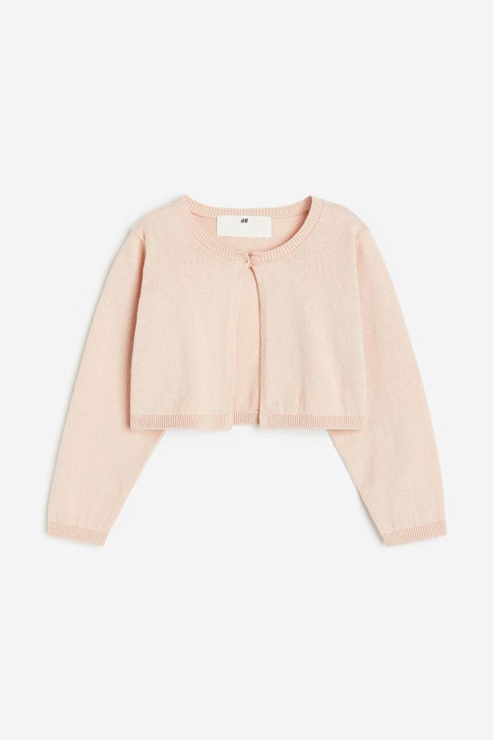 H & M - Fine-knit Bolero Sweater - Orange