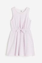 H & M - Tie-detail Dress - Purple