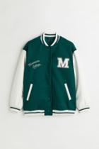 H & M - Baseball Jacket - Green
