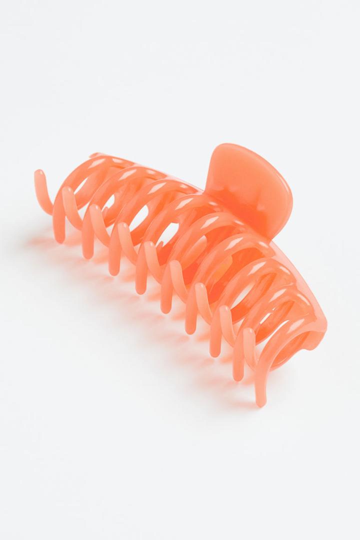 H & M - Large Hair Claw - Orange
