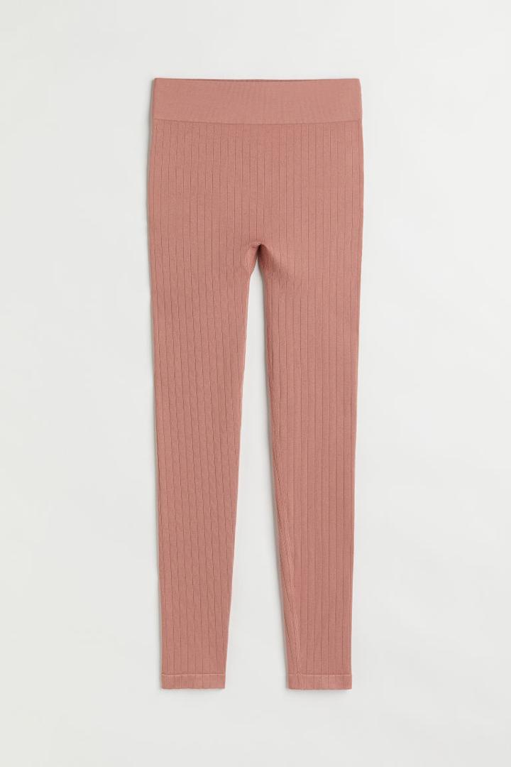 H & M - Seamless Leggings - Orange