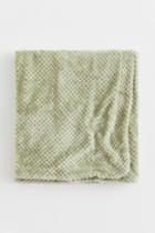 H & M - Fleece Throw - Green
