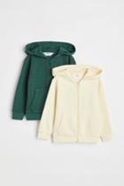 H & M - 2-pack Hooded Jackets - White