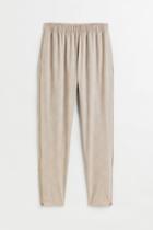 H & M - Monogram-print Running Trousers - Brown
