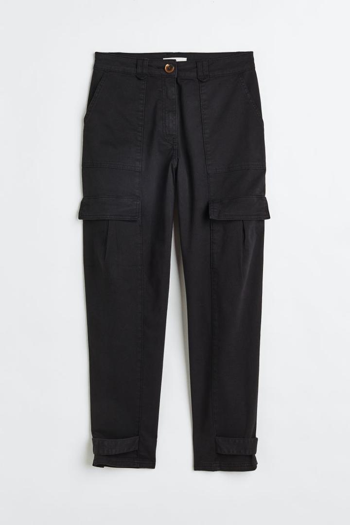 H & M - Utility Pants - Black