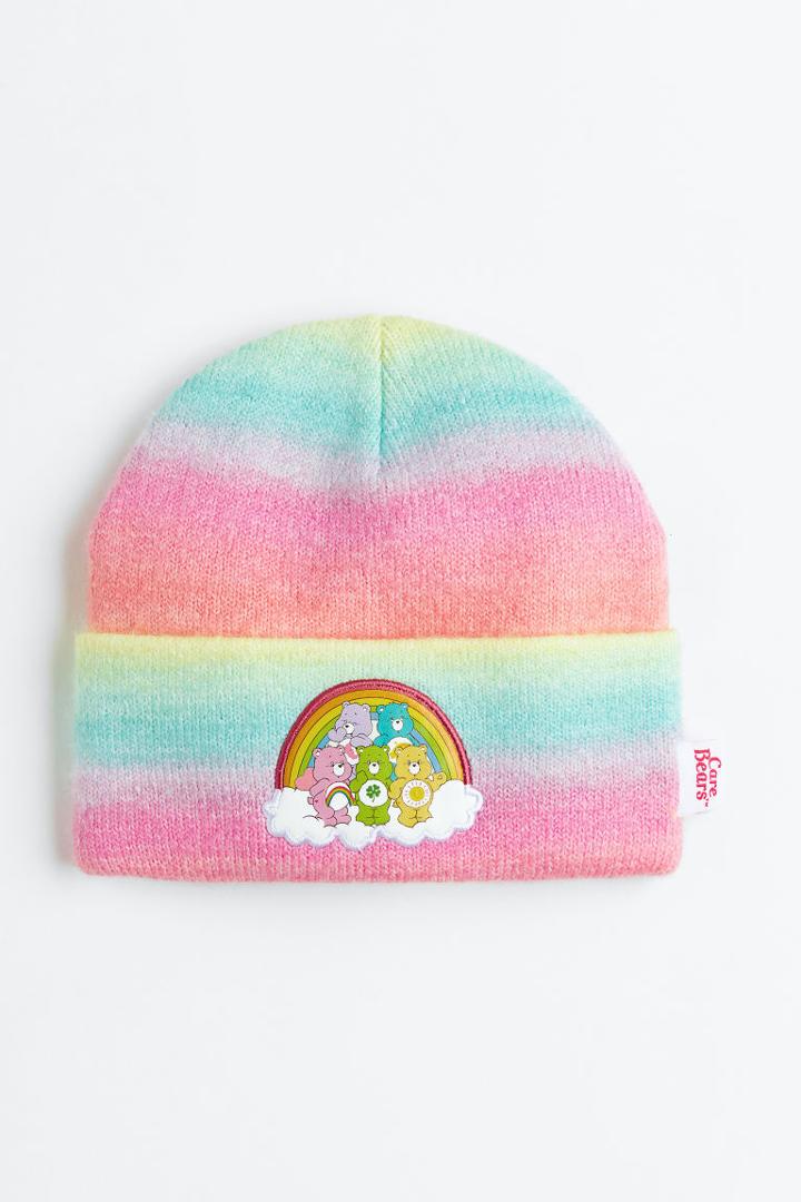 H & M - Motif-detail Hat - Yellow