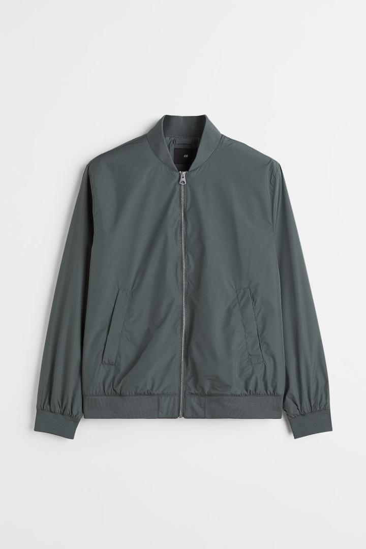 H & M - Bomber Jacket - Green
