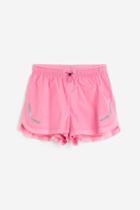 H & M - Drymove&trade; Double-layer Running Shorts - Pink