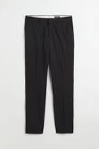 H & M - Slim Fit Suit Pants - Black