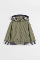 H & M - Jersey-lined Jacket - Green