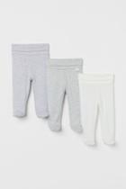 H & M - 3-pack Pants - Gray