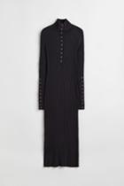 H & M - Merino Wool Dress - Black