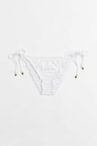 H & M - Tie Bikini Bottoms - White
