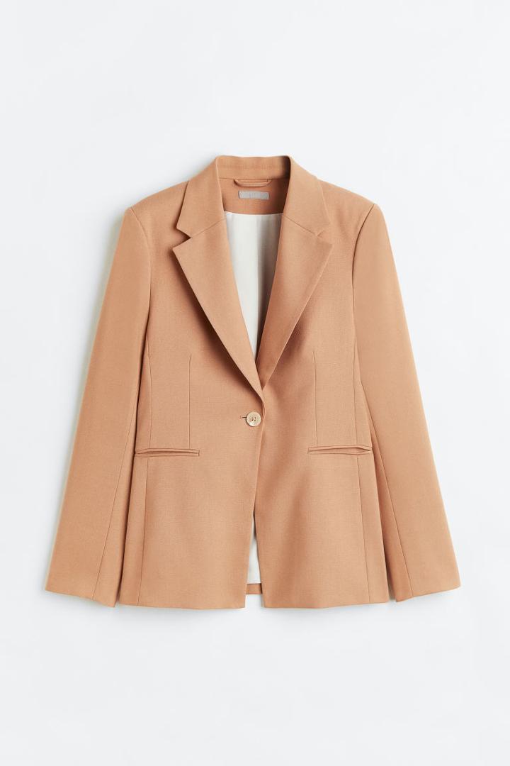 H & M - Single-breasted Blazer - Beige