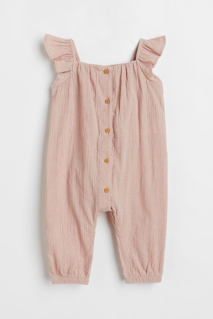 H & M - Cotton Jumpsuit - Pink