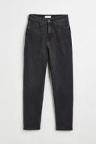 H & M - Slim Mom High Ankle Jeans - Gray