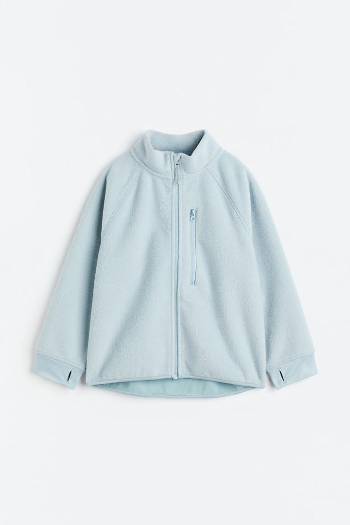 H & M - Thermolite Windproof Fleece Jacket - Turquoise
