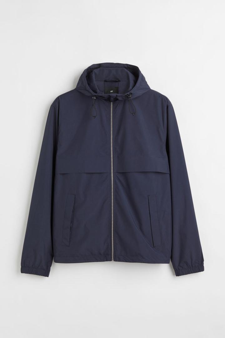 H & M - Water-repellent Windbreaker - Blue