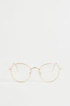 H & M - Round Eyeglasses - Gold
