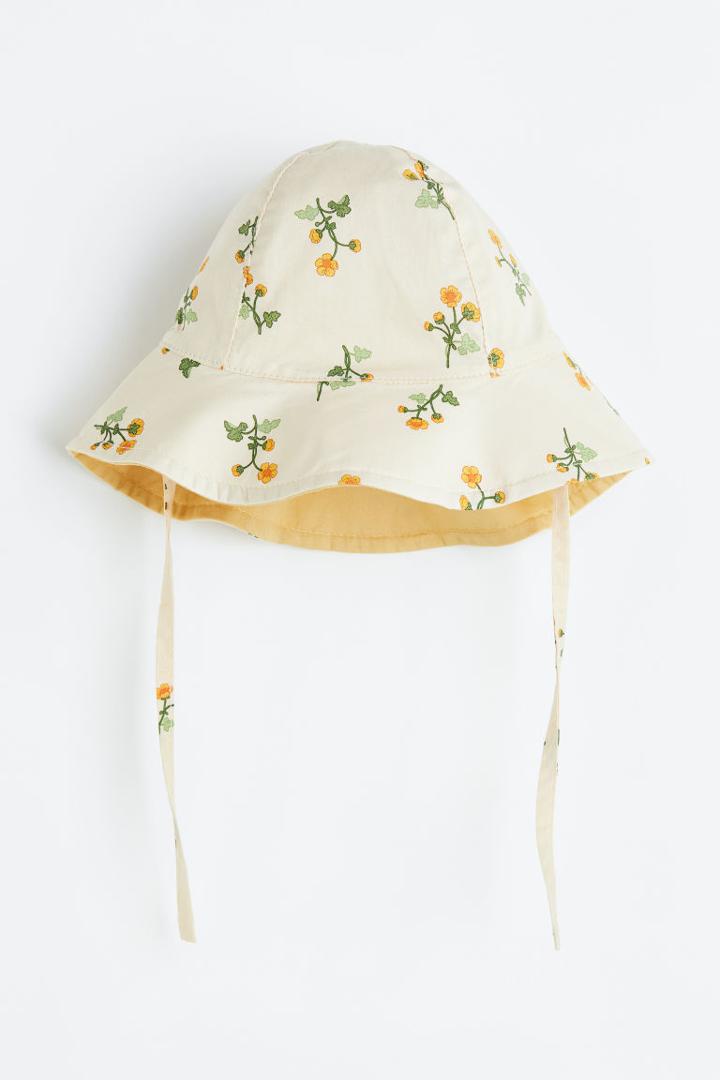 H & M - Reversible Sun Hat - Orange
