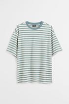 H & M - Relaxed Fit Cotton T-shirt - Turquoise