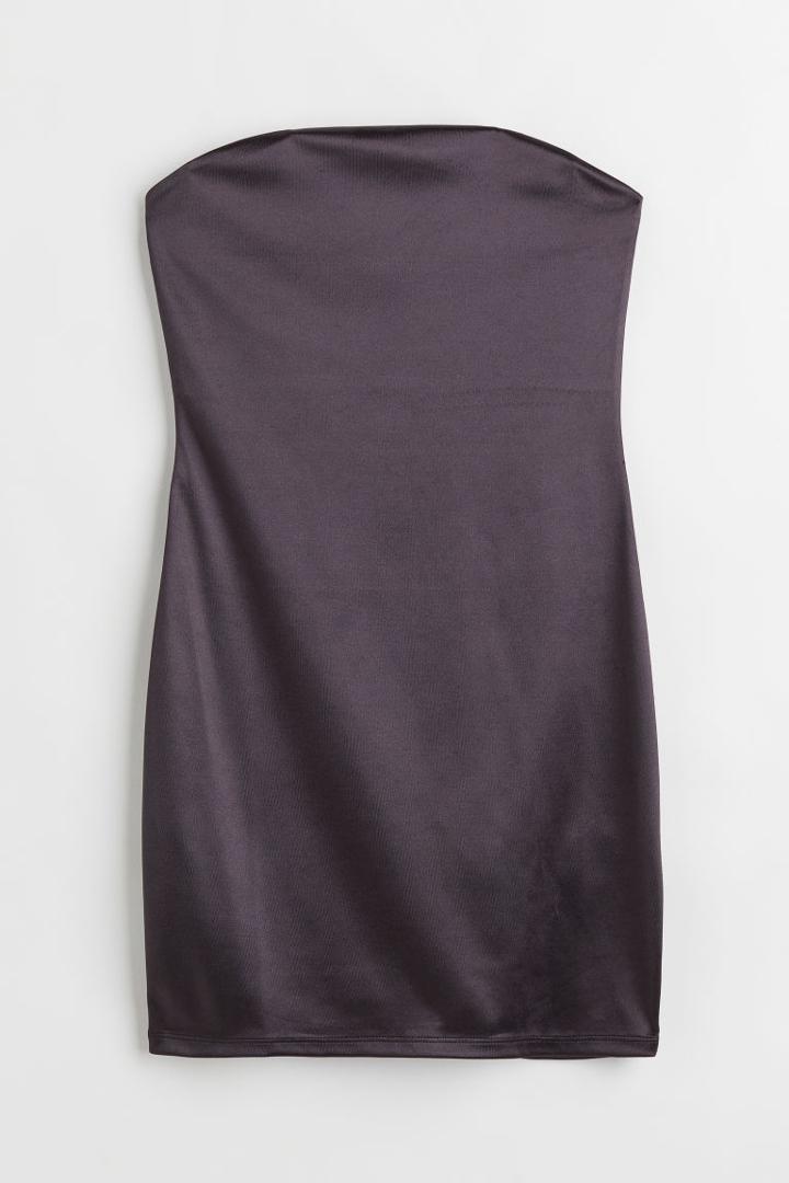 H & M - Bandeau Dress - Black