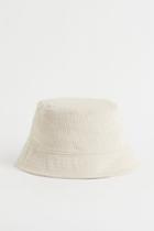 H & M - Corduroy Bucket Hat - Beige