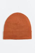 H & M - Ribbed Jersey Hat - Orange