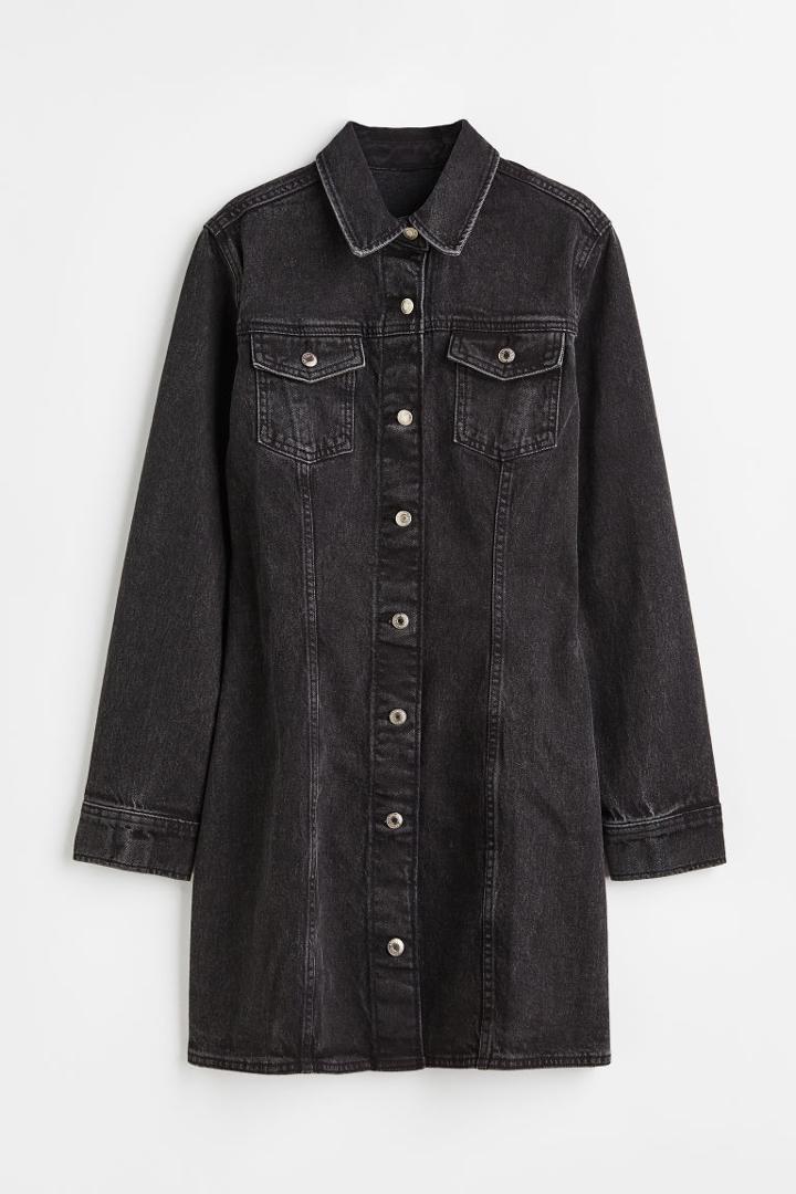 H & M - Cotton Jersey Top - Black
