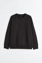 H & M - Thermolite Relaxed Fit Sweatshirt - Black