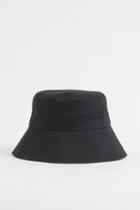 H & M - Wide-brimmed Bucket Hat - Black