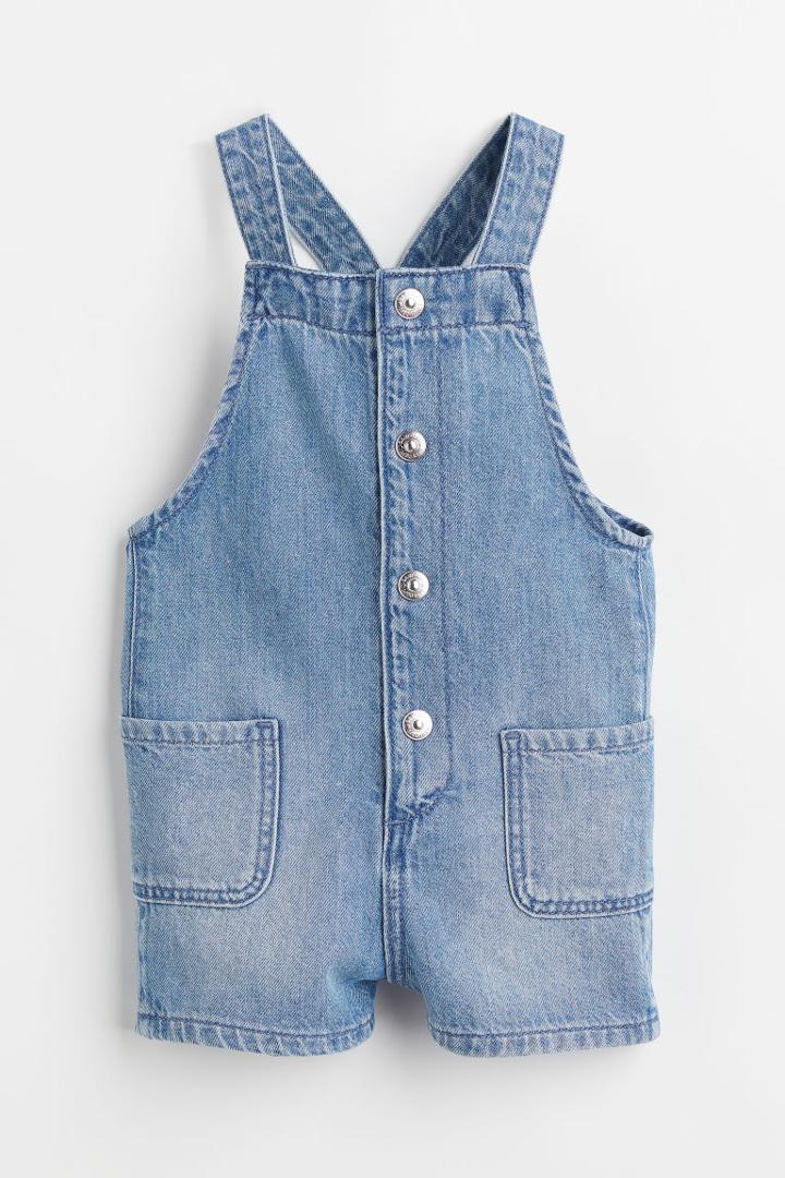 H & M - Overall Shorts - Blue