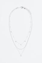 H & M - Triple-strand Necklace - Silver
