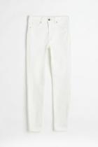 H & M - Curvy Ultra High Jeggings - White