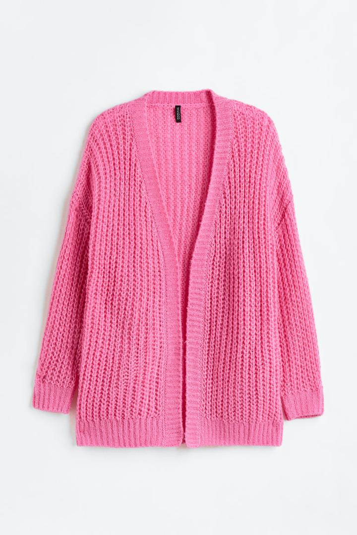 H & M - H & M+ Oversized Cardigan - Pink